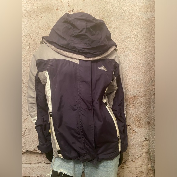 The North Face Summit Series Navy Grey White Jacket - Picture 3 of 12